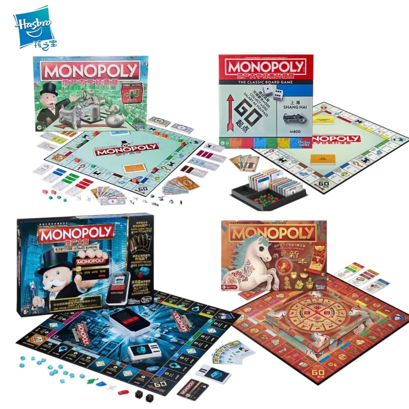 Board Game Monopoly - Настольная игра Hasbro Monopoly Classic Real