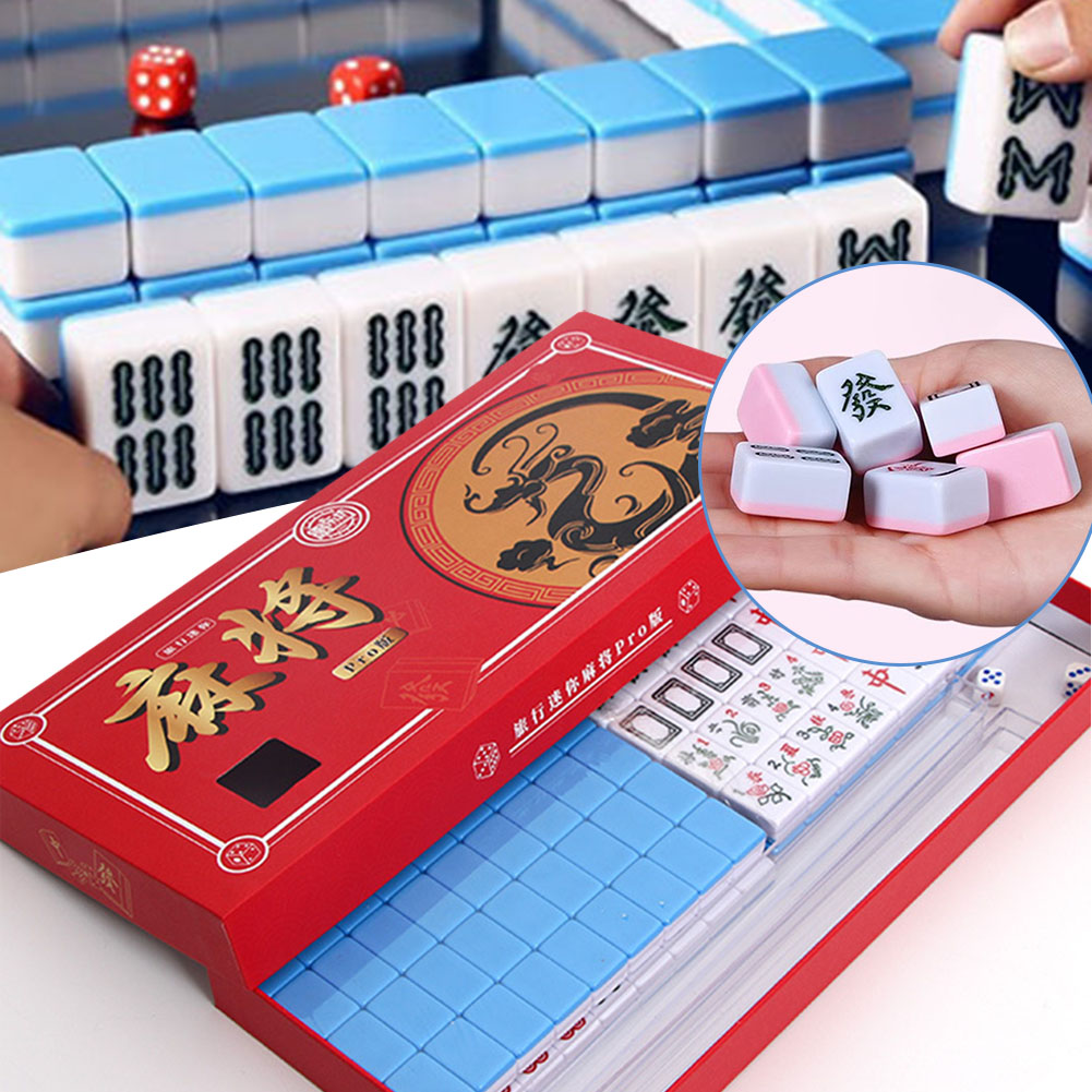Board Game Box - Портативный дорожный мини-набор маджонга, дорожный набор