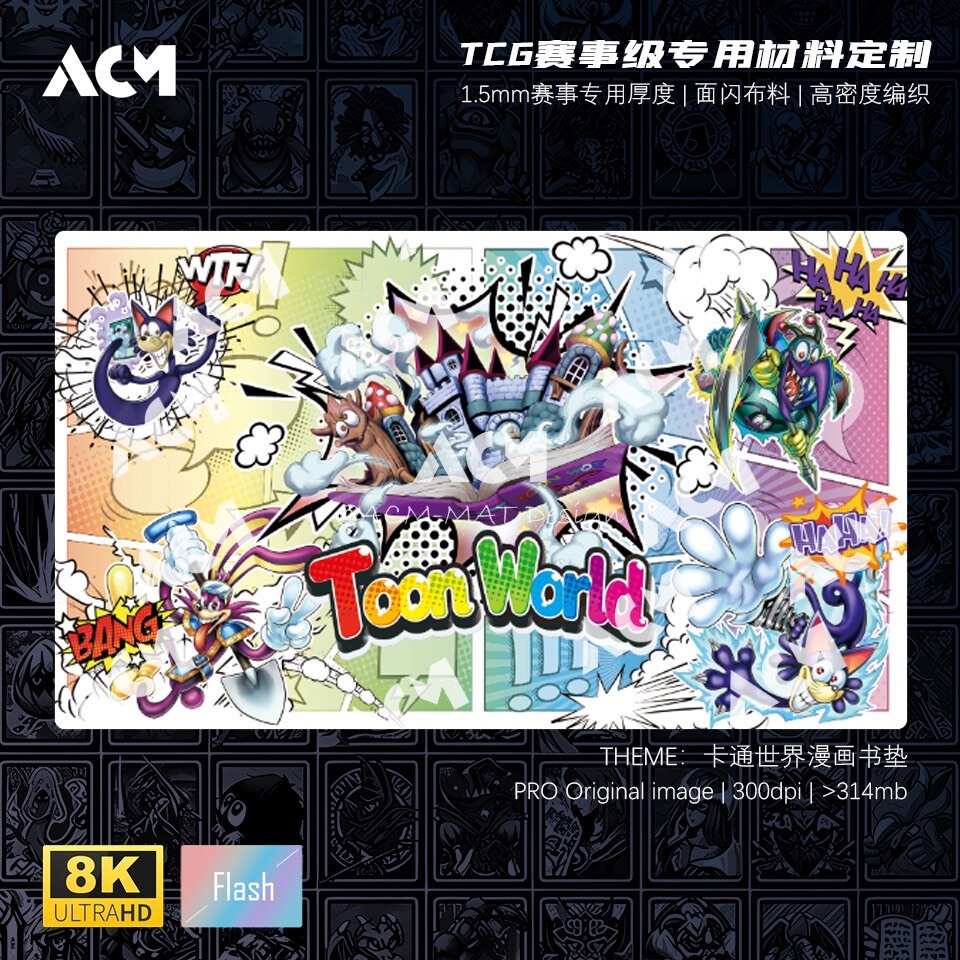 Board Game China - 600x350 мм Yu-Gi-Oh! Игровой коврик Toon