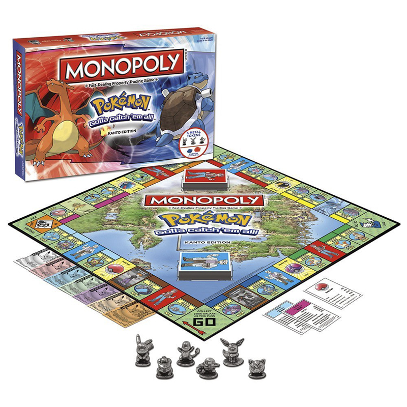 MONOPOLY Pokemon Настольная иг – обзор и цена Board Game Monopoly