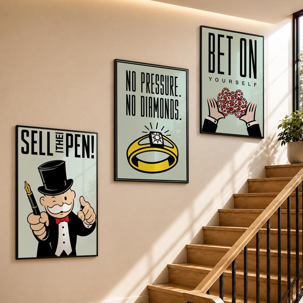 Постер для настольной игры «Мо – обзор и цена Board Game Monopoly
