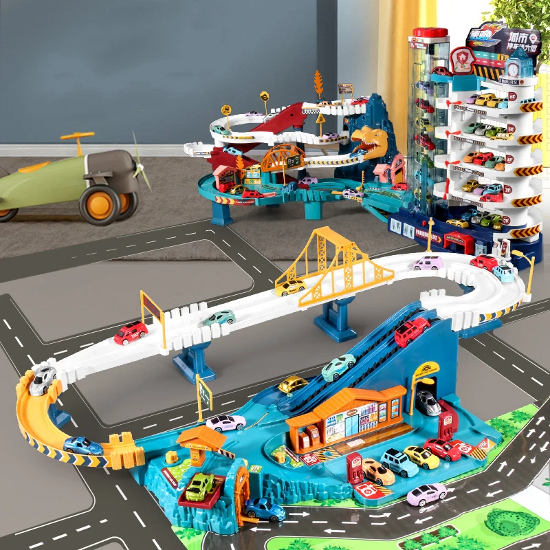 Электрический Железнодорожный  – обзор и цена Hot Wheels Car Track Sets