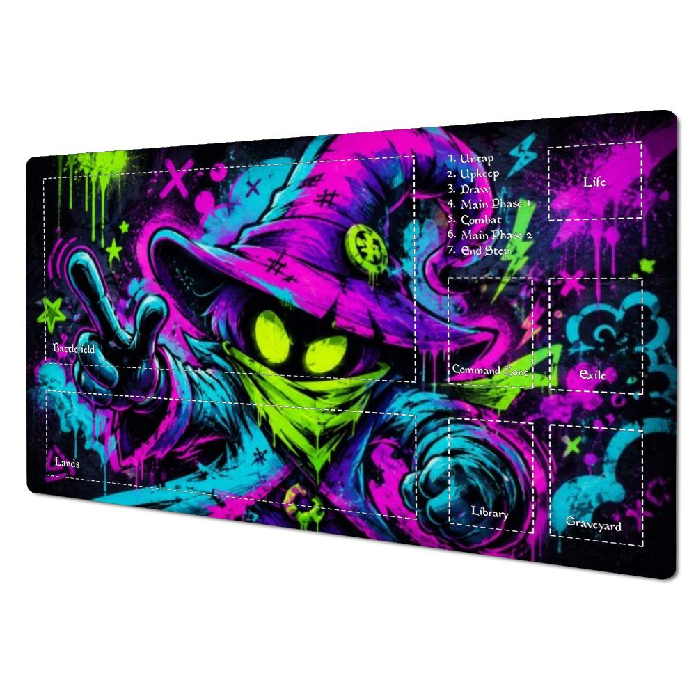 Игровой коврик MTG Neon Splash – обзор и цена Play Mat Neoprene