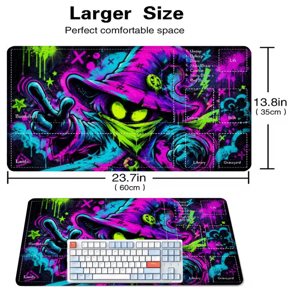 Игровой коврик MTG Neon Splash – обзор и цена Play Mat Neoprene